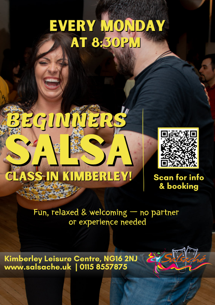 Beginners Salsa Class | Start From Scratch | Every Monday (Kimberley) flyer